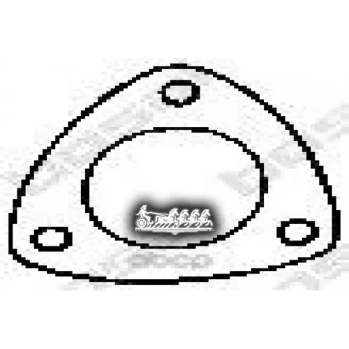 Прокладка Глушителя (Opel Corsa C 03- ) Bosal 