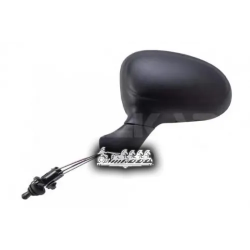 Зеркало Заднего Вида Daewoo Matiz 98-05 Мех.выпукл.прав. (В Сборе) ALKAR 