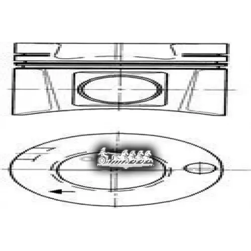 Поршень KOLBENSCHMIDT 