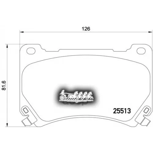 !Снят С Производства Колодки Тормозные Hyundai Equus 09- Перед. Brembo 