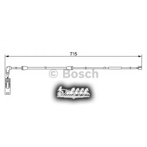 Датчик Износа Тормозных Колодок Bosch 