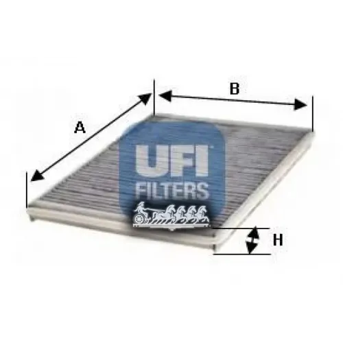 Фильтр Салона Bmw/Lr X5(E53)/Rr 00-/02- (Уголь) UFI 