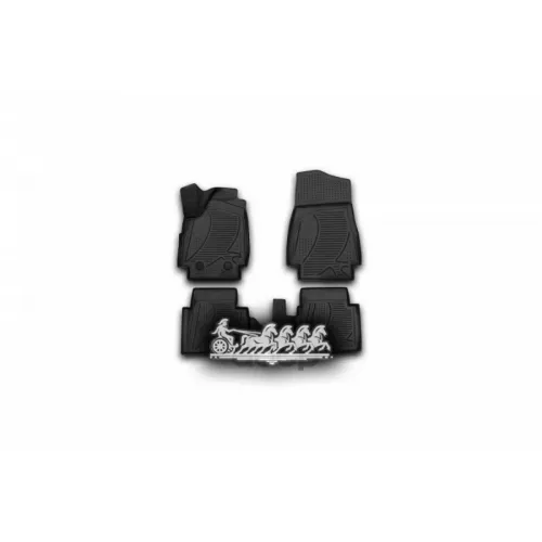 Коврики 3D В Салон Lada 4Х4 3D2009->4 Шт. (Полиуретан) Autofamily 