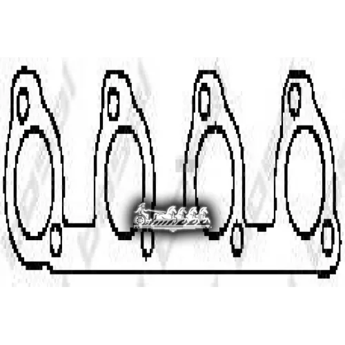 Прокладка Глушителя (Ford Fiesta 02-05 ) Bosal 