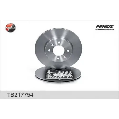Диск Тормозной Hyundai Getz 1.1-1.6 02- С Абс Передний FENOX 