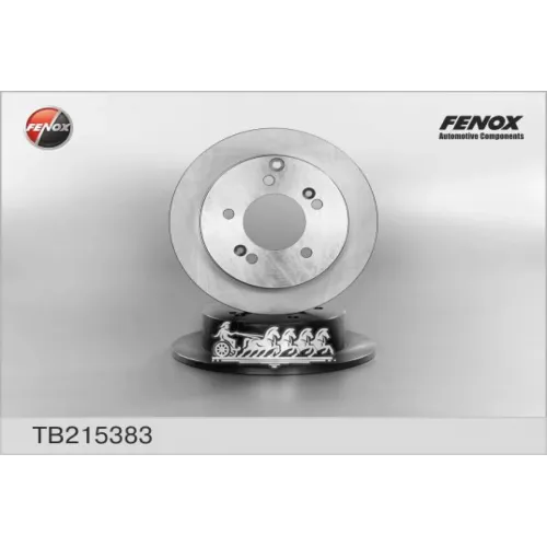 Диск Тормозной Hyundai Sonata (Nf)/Tucson 04-/Kia Sportage 04- Задний D 262Мм. FENOX 