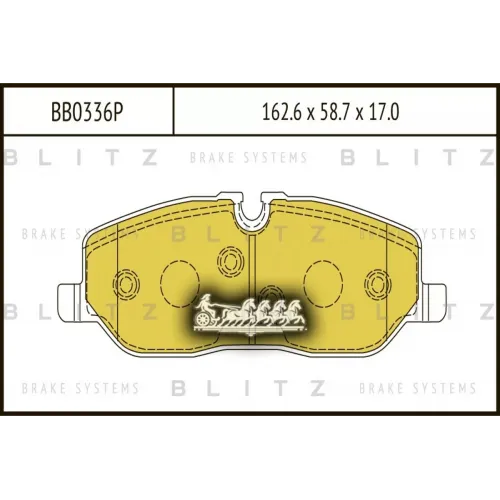 Колодки Тормозные Дисковые Перед Blitz 