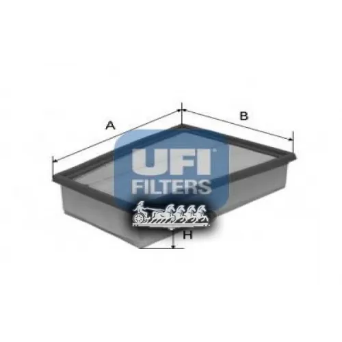 Фильтр Воздушный Renault Megane/Fluence 1.4-2.0 08- UFI 30.407.00