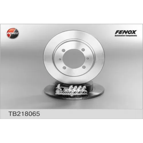 Диск Тормозной Mitsubishi Carisma 95>03 R14/Volvo S40/V40 95>03 Задний FENOX 