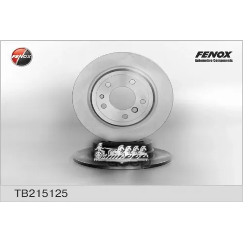 Диск Тормозной Bmw 5(E34) -97 Задн. FENOX 