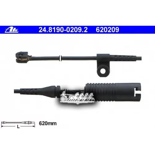  Ate Датчик Колодок Bmw E38 L=620Mm Зад -01 Ate 