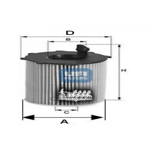 Фильтр Масляный UFI 25.068.00