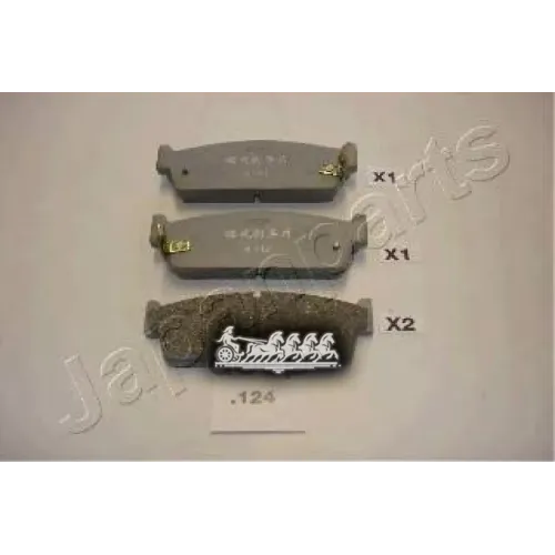 Колодки Тормозные Дисковые Japanparts PP-124AF