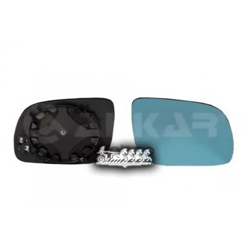 Стекло Зеркала Audi A3/A4/A6/A8 94- Выпукл.тонир.прав. ALKAR 