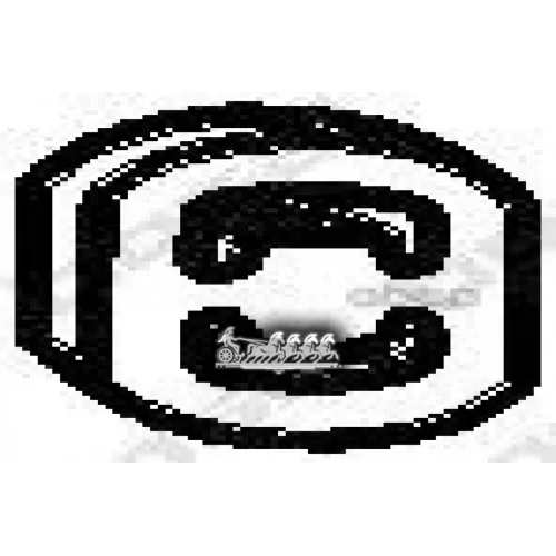 Крепление Глушителя Резин. (Saab 9000 94-97 ) Bosal 