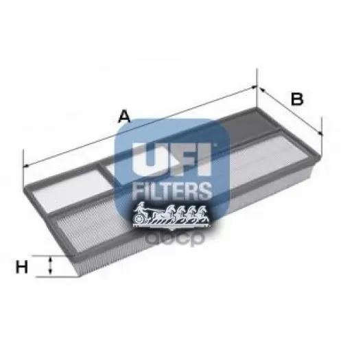 Фильтр Воздушный Fiat Doblo 04- 1.3 Jtd UFI 