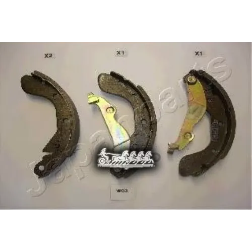 Колодки Тормозные Барабанные Japanparts GF-W03AF