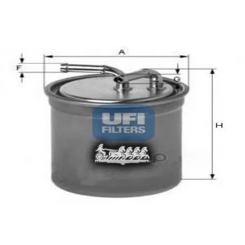 Фильтр Топливный, Дизель UFI 24.437.00