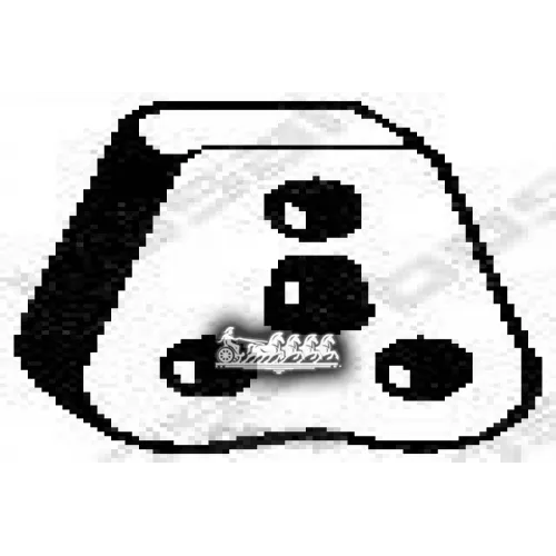 Кронштейн Глушителя (Mits L200 97- ) Bosal 