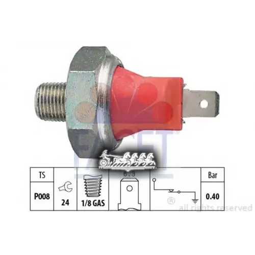Датчик Давления Масла Facet 7.0017