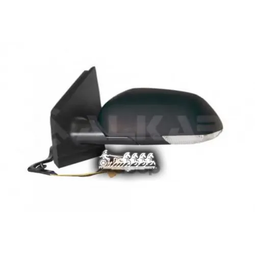 Зеркало Заднего Вида Vw Polo 05- Электрич.асферич.подогрев.ук-Ль Поворот.лев. (В Сборе) ALKAR 