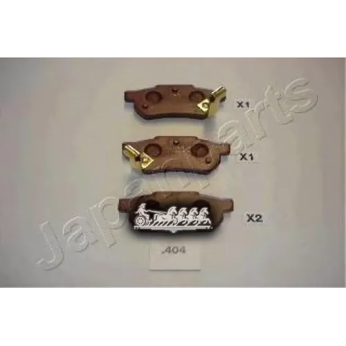 Колодки Тормозные Дисковые Japanparts PP-404AF