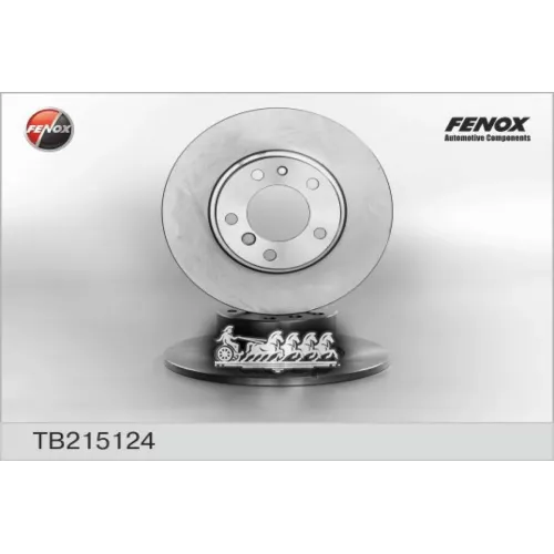 Диск Тормозной Bmw E34 518-525Tds 88-97 Передний Не Вент. FENOX 