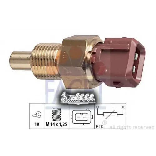 Датчик Температуры Охлаждающей Жидкости Facet 7.3308