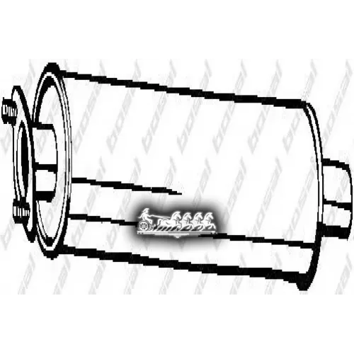 Глушитель Центральный (Ford Focus C-M 03- ) Bosal 