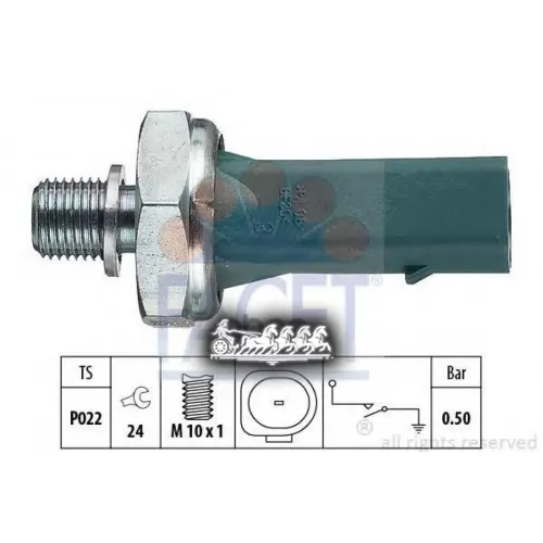 Датчик Давления Масла 7.0139 Facet 7.0139