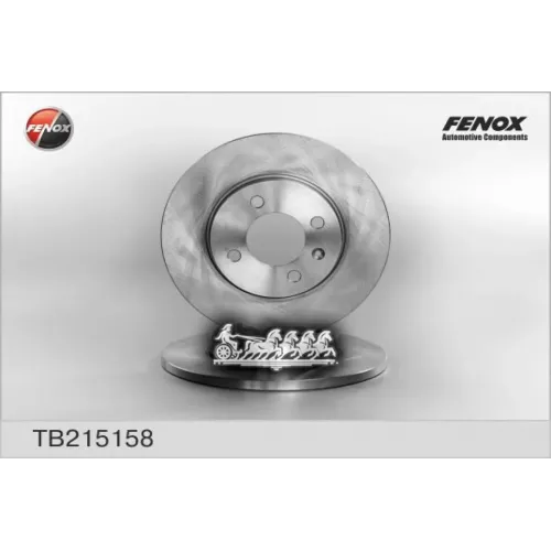 Диск Тормозной Chery Amulet 03-/Vw Golf Iii/Passat 88-97 Перед. Не Вент.d 256Мм. FENOX 