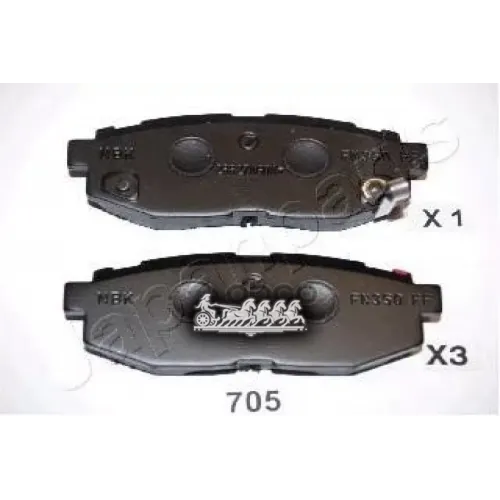 Колодки Тормозные Дисковые Japanparts PP-705AF