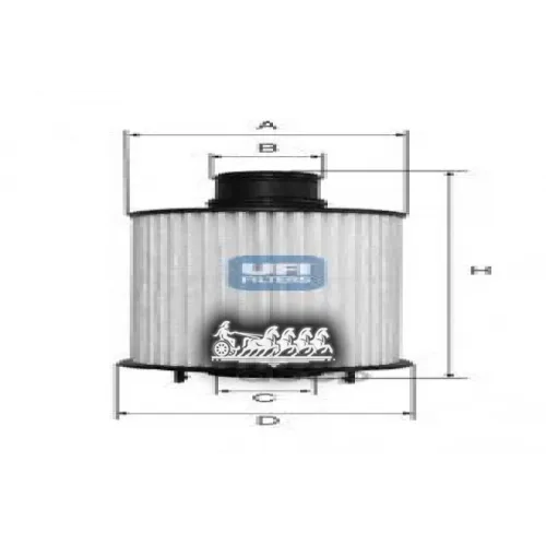 Фильтр Масляный Lr/Jaguar 09- 5.0 V8 UFI 