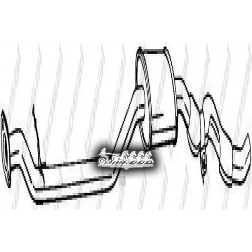 Глушитель Центральный (Niss Qashqai 06- ) Bosal 