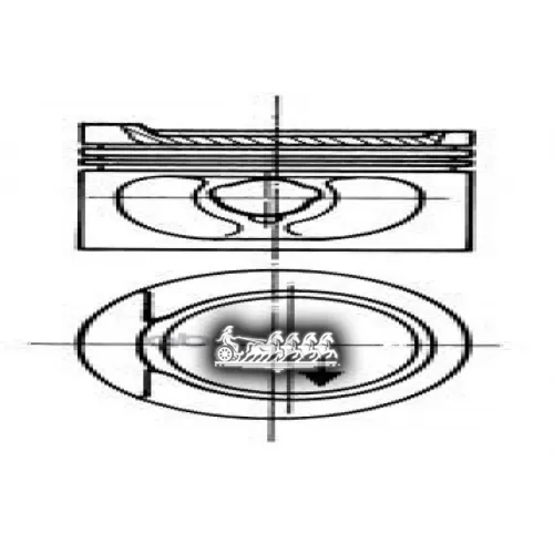 Поршень Комплект Vag -97 1.6 KOLBENSCHMIDT 