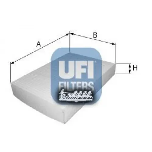 Фильтр Салона Fiat/Peugeot Doblo/Bipper 07- UFI 