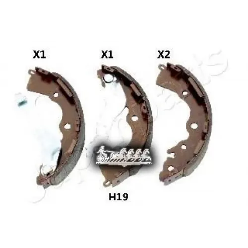 Комплект Тормозных Колодок Japanparts GF-H19AF