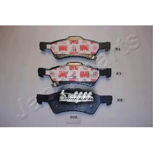 Колодки Тормозные Дисковые Japanparts PA-002AF