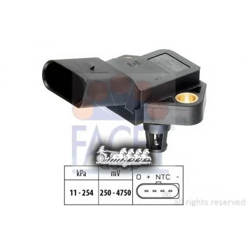 Датчик Давления Воздуха Facet 10.3075