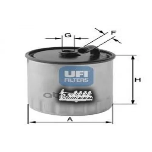 Фильтр Топливный Mb W203/W163 UFI 24.429.00