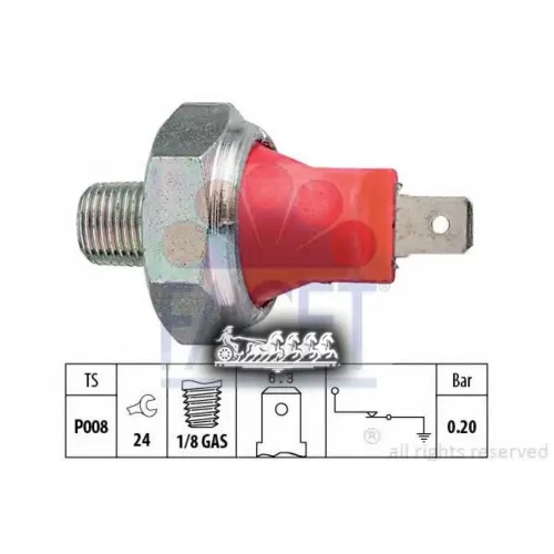Датчик Давления Масла Facet 7.0035