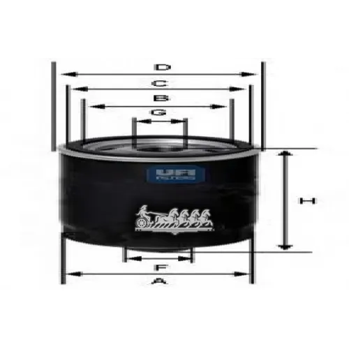 Фильтр Масляный UFI 23.156.03
