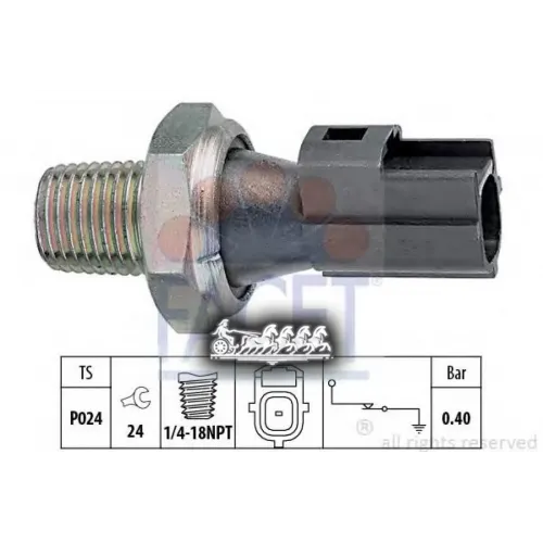 Датчик Давления Масла Facet 7.0145
