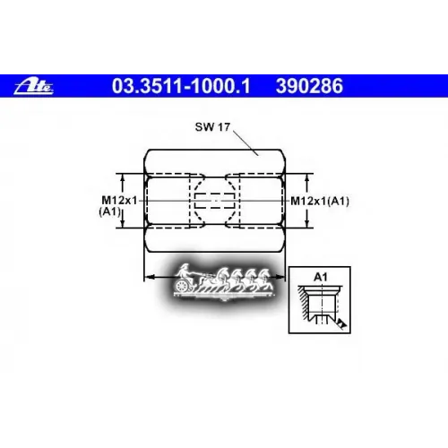 Штуцер Mb Адаптер Ate 
