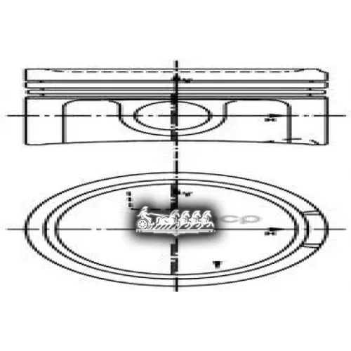 Поршень Комплект Vag A4/A6/Golf/Bora/Passat 95- 1.8T 20V Aeb KOLBENSCHMIDT 