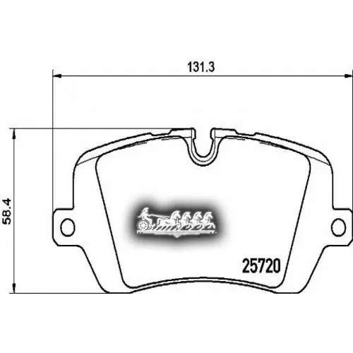 Колодки Тормозные Дисковые Зад Brembo 