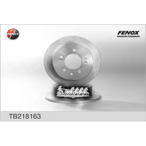 Диск Тормозной Hyundai Elantra 1.6 06- Задний FENOX 