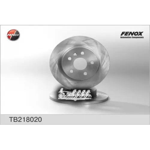 Диск Тормозной Chevrolet Cruze/Opel Astra J R15 09- Задний D 268Мм FENOX 