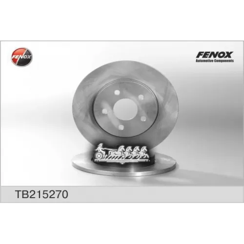 Диск Тормозной Ford Mondeo Iii 00>07/Jaguar X-Type 01> Задний FENOX 