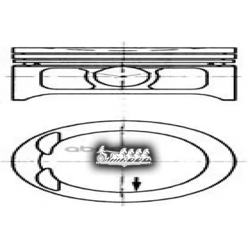 Поршень KOLBENSCHMIDT 